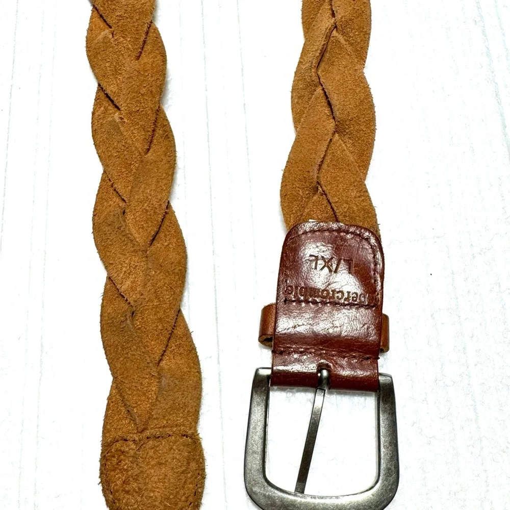 Abercrombie & Fitch Brown Leather Belt Casual Western Style